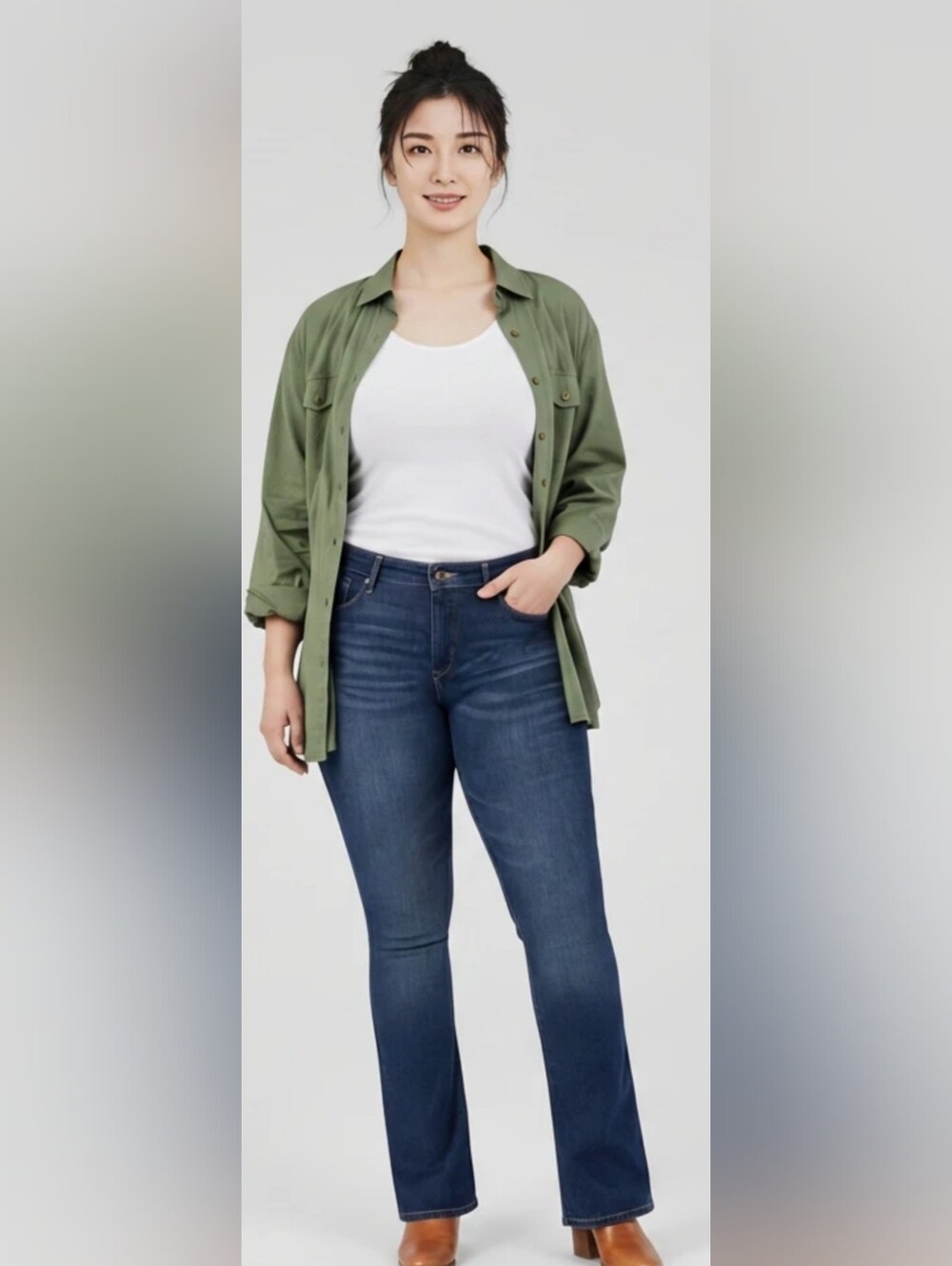Signature by Levi Strauss & Co. Gold Women's Mid-Rise Bootcut medium blue Jeans